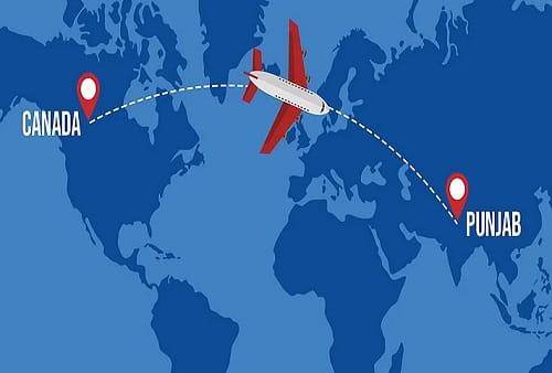 Fly from Canada to India